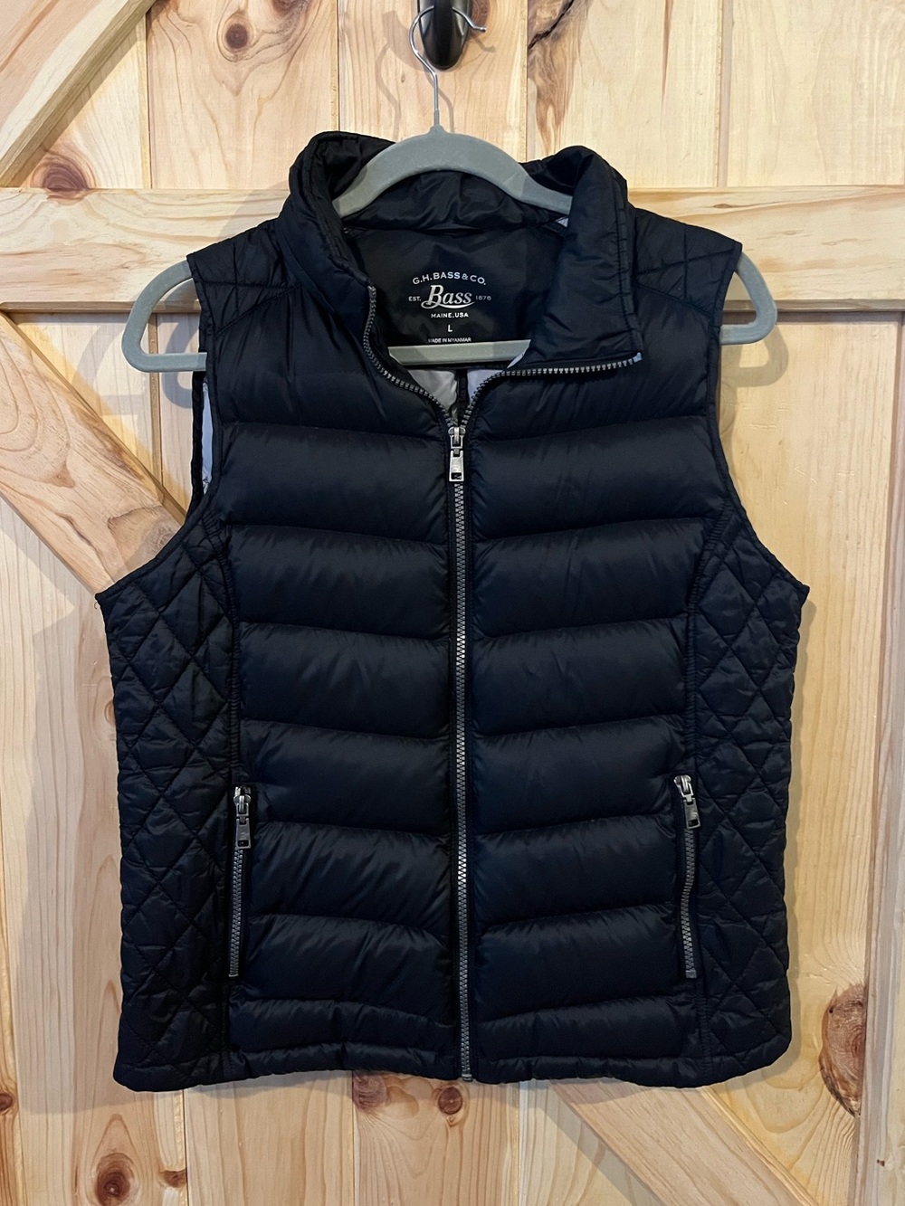 GH Bass & Co Bass Duck Down Vest Black
